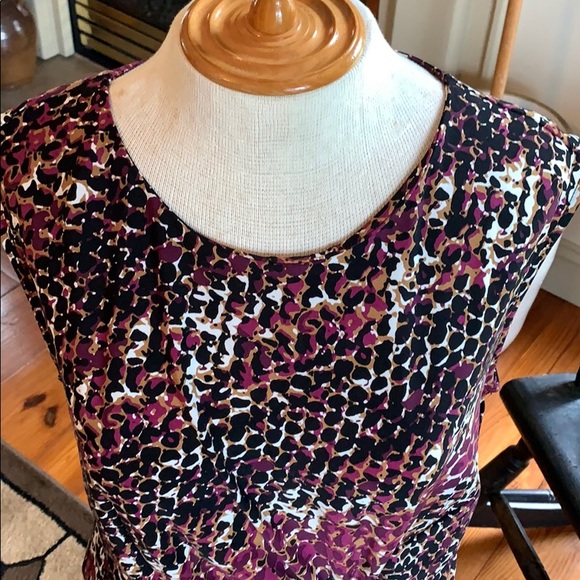 Apt 9 Sleeveless Dress Multi Color Print Large - Picture 2 of 6